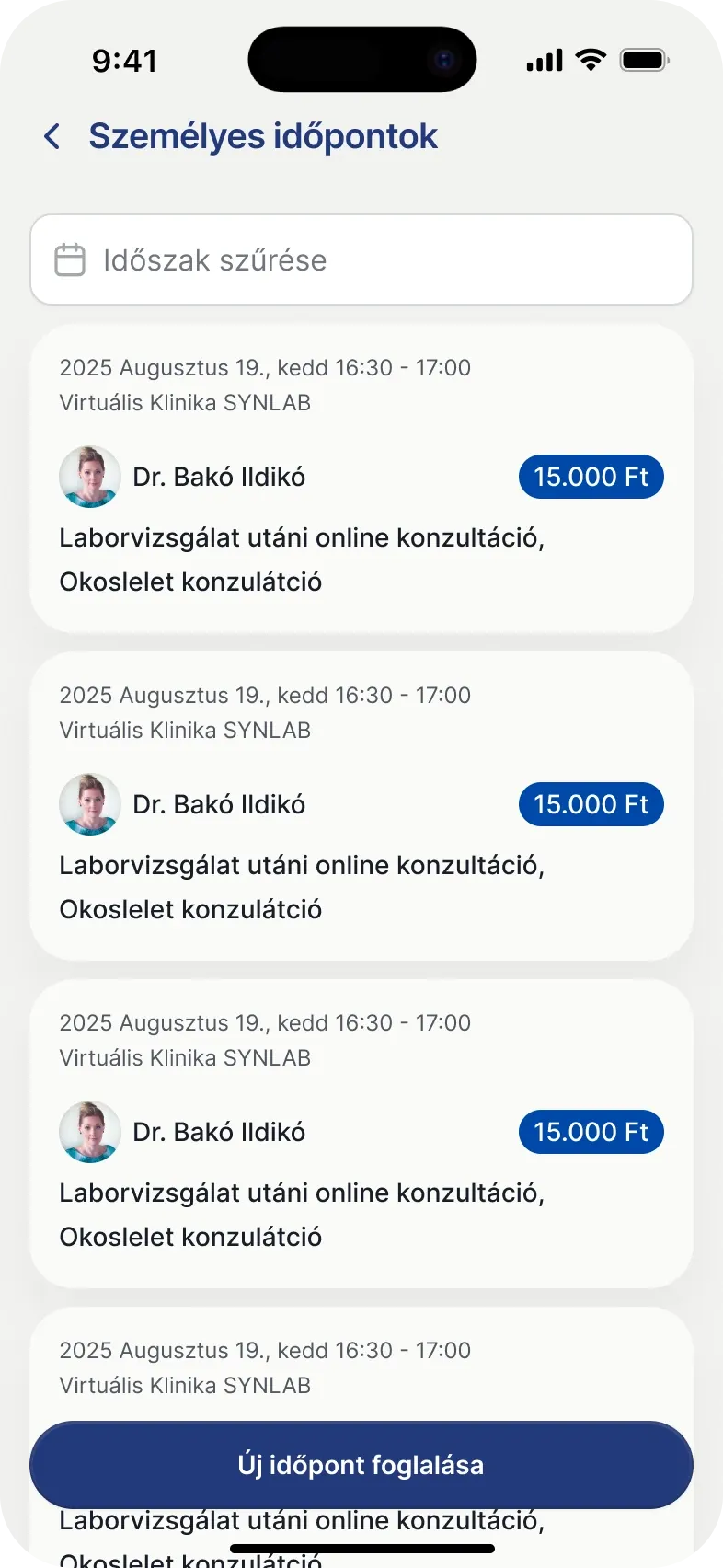 My bookings